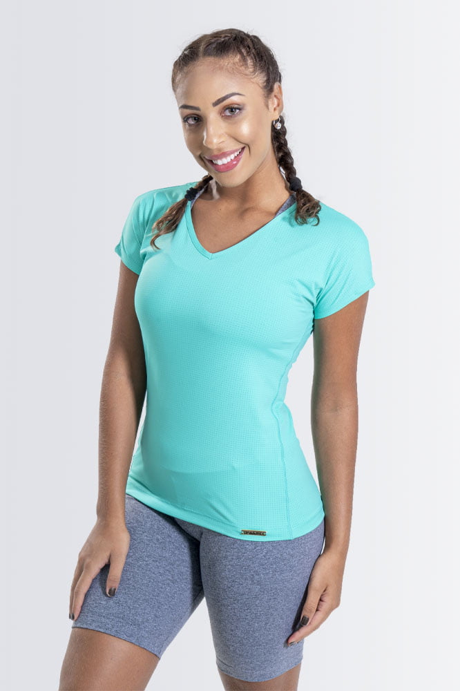 Blusa verde água Clearance